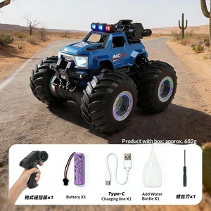 Coche Teledirigido Todoterreno 4x4 Big Wheel Pickup RC con Velocidad <span class=keywords><strong>Variable</strong></span>, Coche de Escalada, Coche de Acrobacias con Pulverizador de Luz, Juguete para Niños - Product Image 6