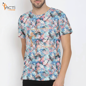 Cuello Redondo Mejor Precio Sublimación Camisetas Último Diseño Logotipo Personalizado Hombres Sublimación Camiseta - Product Image 1
