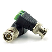 Connecteur BNC Prix Usine, Adaptateur Jack Cylindrique à Vis pour Moniteur, Accessoire Caméra de Sécurité CCTV Mâle Femelle