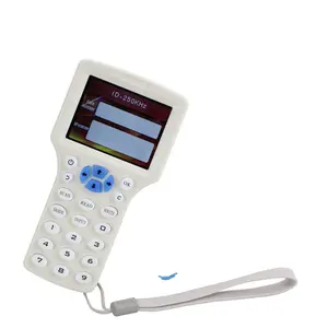 Handheld 125KHZ EM4100 EM4200と13.56MHZ Access Control Card Cloner RFID Copier