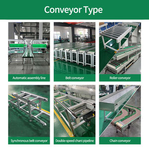 Sabuk PVC sistem konveyor penyortir limbah seluler dengan cleat miring tahan UV truk sabuk Vibrator pemuatan konveyor - Product Image 6