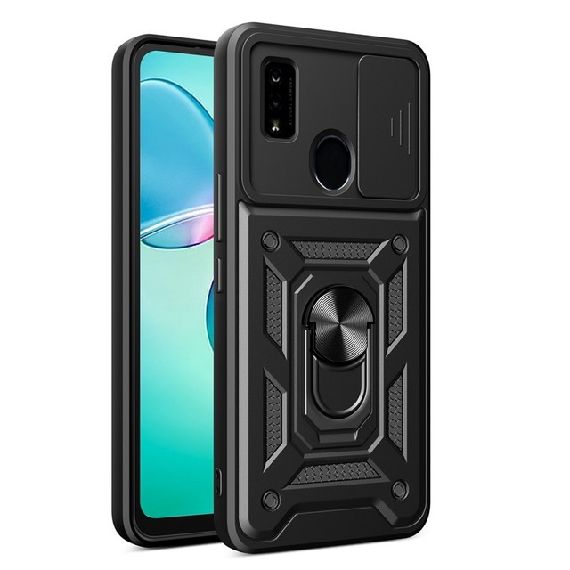 Shockproof Camera Lens Protective Ring Holder Cover Magnetic Phone Case for ZTE Blade A51 A71 V20 Smart V30