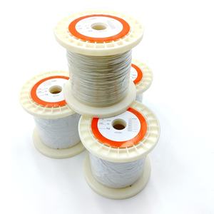 12v 절연 니크롬 와이어 ni80cr20 유리 섬유/세라믹/석영 절연 니크롬 가열 와이어 Cr20N80 - Product Image 1