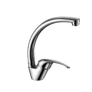 Robinets <span class=keywords><strong>Presto</strong></span> de haute qualité eau chaude et froide cuisine Long cou pas cher <span class=keywords><strong>robinet</strong></span> d'évier de cuisine argent céramique poli CN;ZHE moderne - Product Image 2