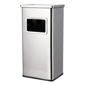 SY extérieur extérieur debout anti-rouille carré en acier inoxydable 304 cendrier Cigarette avec poubelle poubelle poubelle poubelle - Product Image 1