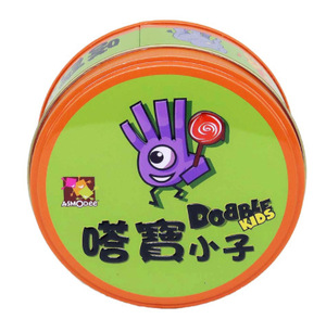 Spot It Doble, Juego de Cartas para Adultos, Ideal para Reuniones Familiares, Cartas Redondas con Personajes de Dibujos <span class=keywords><strong>Animados</strong></span> - Product Image 6