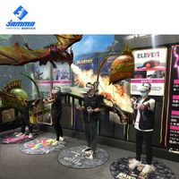 Jeu de tir multijoueur en réalité virtuelle, expérience de réalité virtuelle, zone de salle de jeux VR, parc à thème VR