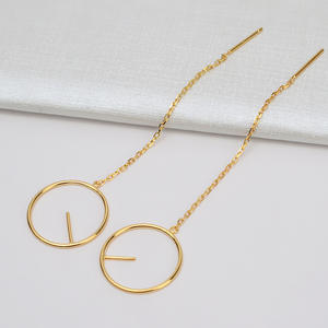 Boucles d'oreilles en argent S925 de style européen et américain pour femmes, 7-8 perles, accessoires de bijouterie DIY avec support vide - Product Image 3