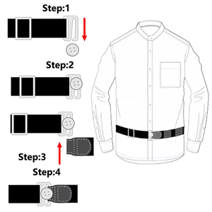 Promotion <span class=keywords><strong>Homme</strong></span> Col de <span class=keywords><strong>Chemise</strong></span> Bande de Maintien <span class=keywords><strong>Bretelles</strong></span> à <span class=keywords><strong>ChemiSe</strong></span> Fixe Porte-<span class=keywords><strong>Chemise</strong></span> - Product Image 3