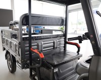 Tricycle électrique à 3 roues avec auvent, moteur haute puissance pour le transport de chantier