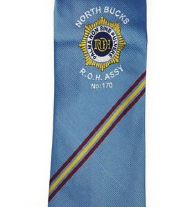 Corbata azul Masonic Regalia, precio de fábrica, con Logo de logia - Product Image 2