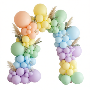 Globos Decorativos R18-45CM Colores Pastel Circulares Para Decoración de Fiestas de Cumpleaños, Regreso a Clases y Bodas - Product Image 1