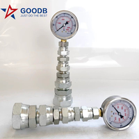 GOODB Pièces pour machines de construction Goupille de tige Marteau hydraulique Chargeur de gaz Compteur N2 Nitrogen Gas Charging Kit 42CrMo