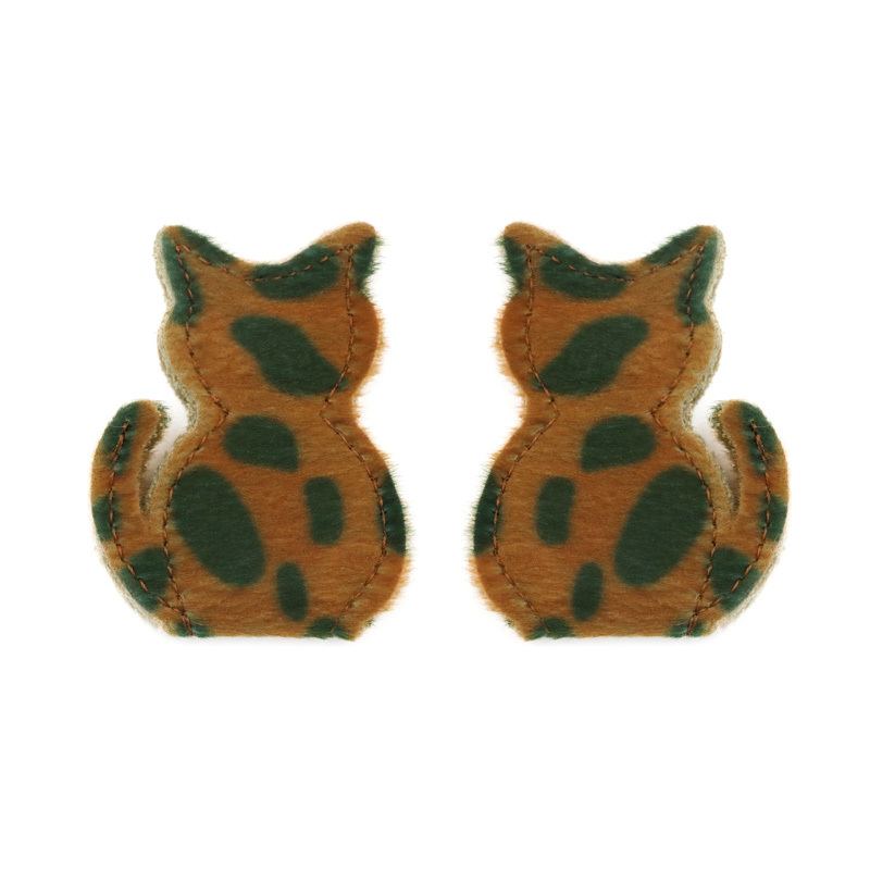 Leopard Print Magnetic Cat Bookmark Furry