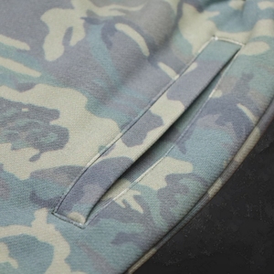 Shorts Bermuda camouflage pour homme, taille élastique, poches, respirants, décontractés, en tissu French Terry tricoté - Product Image 5