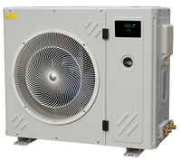 Installation facile 380V 50 60hz Congélateur intégré Monobloc monté sur le toit Unité de condensation intégrée