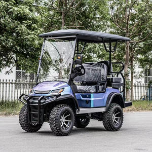 Carrito de Golf Eléctrico de Lujo de 4 Plazas, Buggy de Golf Competitivo Todoterreno para Uso en Carreteras No Públicas, DOT CE - Product Image 5