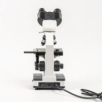 Microscopio Biológico SCIEDU C-200E, Binocular, Compuesto, Óptico, con Plataforma Mecánica, Enfoque de Ultra Precisión, Luz LED