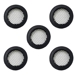 HW Filtro de Goma Plano para Lavadora/Lavavajillas/Válvula de Ducha, Malla Filtrante de Gasa 3/4" BSP 304, 40 Mallas - Product Image 1
