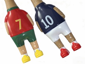 Giocattoli per Cani Personalizzati all'Ingrosso, Lussuosi Giocattoli Ecologici in Gomma a Forma di Pallone da Calcio e Pollo, Interattivi e Sonori per Cani - Product Image 2