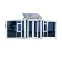 Maison Conteneur Pliable Extensible 2 Chambres, Bâtiment Modulaire Portable, Expédition Chine, Conteneur Pliant Extensible 20ft 40ft