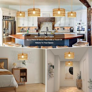 Bobai Vente en gros de lampes suspendues tissées <span class=keywords><strong>Lampe</strong></span> <span class=keywords><strong>suspendue</strong></span> en rotin Lampes suspendues à brancher sur cordon Luminaire suspendu à brancher sur une <span class=keywords><strong>prise</strong></span> <span class=keywords><strong>murale</strong></span> - Product Image 6