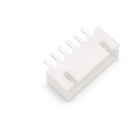 Conector de pines de latón XH2.54, 6P, paso de 2.54 mm, vertical recto, 6A 250V, conector de terminal para PCB