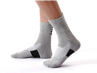 Lot de 3 chaussettes de compression noires pour le basketball, performance, amorti, athlétiques, courtes, pour la course et le cyclisme, pour hommes et femmes, tricotées, ODM