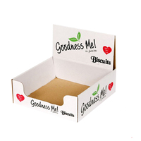 Boîtes en carton personnalisées à arracher emballage d'affichage avec design gaufré fabriqué à partir de matériaux recyclés