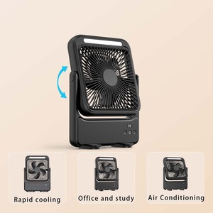 Ventilateur de table mural 20000mAh USB rechargeable, ventilateur de bureau, refroidisseur <span class=keywords><strong>d</strong></span>'<span class=keywords><strong>air</strong></span> domestique, ventilateur portable de croisière 7 pouces magnétique avec batterie externe - Product Image 5