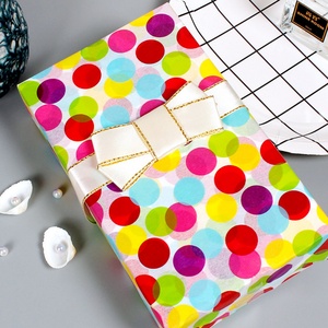 17g Flamingo Star and Dot <b>Tissue</b> <b>Paper</b> with Custom Logo Single-Sided PVC Coating for Gift <b>Wrapping</b> - Product Image 5