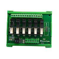 Hongkongfa — module de relais ultra-fin à 6 canaux, 6A PLC, carte d'amplification de la sortie d'un micro-ordinateur,