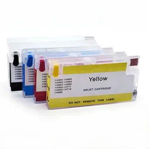 <span class=keywords><strong>Cartouche</strong></span> d'<span class=keywords><strong>encre</strong></span> de recharge HP711 HP711XL avec puce de réinitialisation automatique, pour imprimantes HP DesignJet T120 T125 T130 T520 T525 T530, 4 pièces/ensemble - Product Image 2