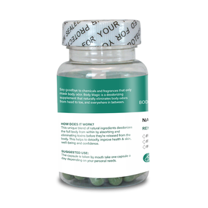 OEM Capsules de Chlorophylle 60 Capsules Vegan pour Detox Digestion Gut Health Skin Support Peau Grasse - Product Image 4