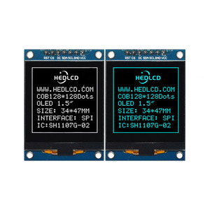 Nhà sản xuất bán 1.50inch 128*128 OLED hiển thị module với bule màu trắng màn hình ssd1107g 7pin SPI giao diện 16 màu xám quy mô - Product Image 1