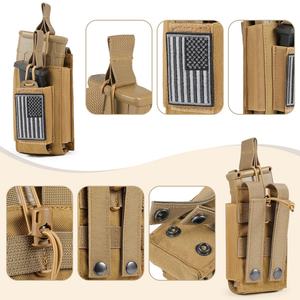 Open Top Single/Double/Triple Molle Mag Pouch for 5.56mm 9mm <b>Magazines</b> Mag Pouches <b>Holder</b> - Product Image 6