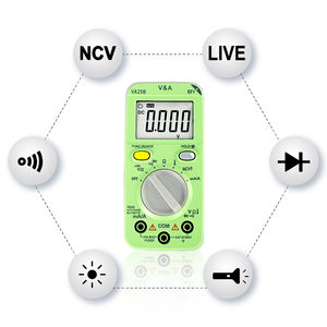 Multimètre numérique intelligent automobile CAT III 600V <span class=keywords><strong>avec</strong></span> test NCV/LIVE True RMS 200mV-600V AC/DC 10A Piles <span class=keywords><strong>AAA</strong></span> VA25B-1 - Product Image 5