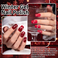BOZLIN Série Rouge – Kit de vernis à ongles gel UV haute pigmentation, sans HEMA, TPO, TMPTA – Collection de vernis gel couleur en gros, OEM
