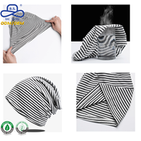 Gorro Holgado con Rayas y Logotipo Personalizado, Rayas Horizontales, Cálido para Invierno, Unisex, Minimalista, Venta al Por Mayor, ODM, OEM, Proveedor de Fábrica