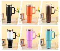 Tumbler Speaker Sublimasi 40oz Dengan Pegangan, Botol Air Musik Stainless Steel Vacuum Insulated Dengan Speaker Nirkabel