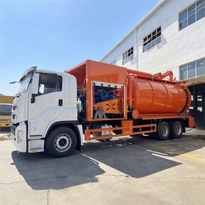 Camión de Limpieza de Alcantarillado de Alta Presión Isuzu Giga 6X4 20m3, Camión de Succión de Aguas Residuales - Product Image 3