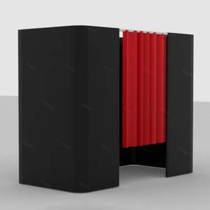 الأكثر مبيعاً حاوية خصوصية بإطار من الألومنيوم القابل للطي للطباعة المخصصة حاوية كشك الخصوصية - Product Image 1