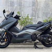 Kit de carénage complet pour moto Yamaha T-MAX 530 ABS en plastique noir sans balais, utilisé, 2015-2016