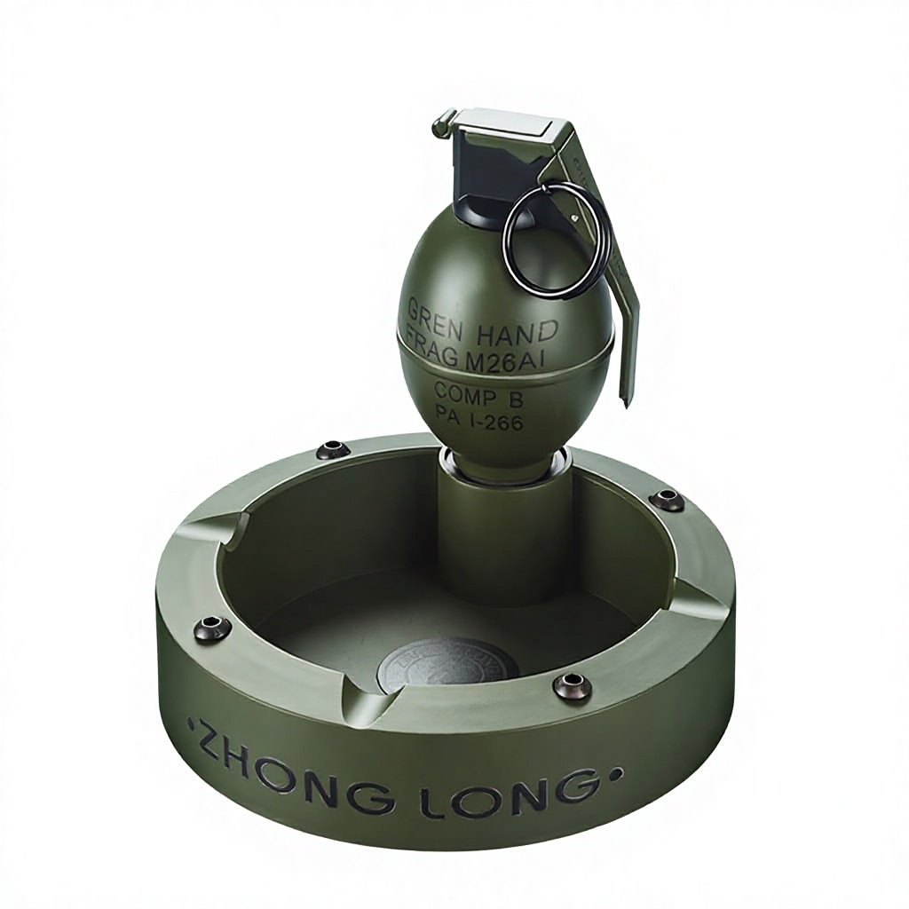 Wholesale Large Metal Ashtray & Inflatable Grenade Lighter