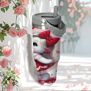 Vasos Personalizados de 30 oz con Diseño de Animales y Gatos para San Valentín, Disponibles en EE. UU., Ideales para Amantes de Mascotas y Enamorados - Product Image 6