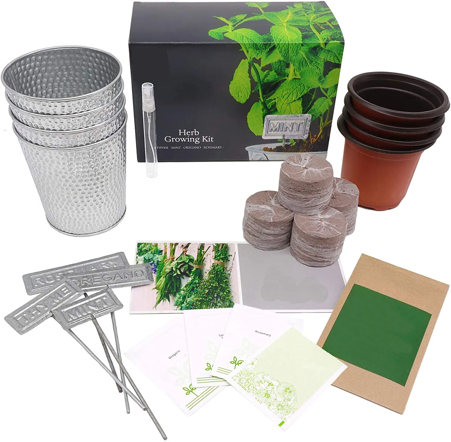 Conjunto de ferramentas para jardim, kit de ferramentas para jardinagem com ervas, presentes, caneca e sabão