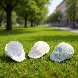 Striped Men's <b>Flat</b> Cap Cotton Breathable Summer Outdoor <b>Hat</b> - Product Image 3