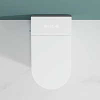 Haut de gamme blanc Commercial Intelligent toilette Bidet automatique encastré au sol femme lavage siège chaleur télécommande moderne