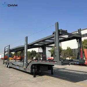 Двухпалубный автомобильный транспортный грузовик прицеп Автомобильный перевозчик полуприцеп для продажи