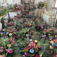 Weifeng — fleurs artificielles vertes, décoration de mariage personnalisée, pièces centrales de table